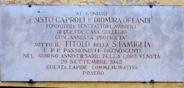 Carbognano, Convento dei Padri Passionisti