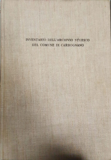Carbognano, Municipal Historical Archives