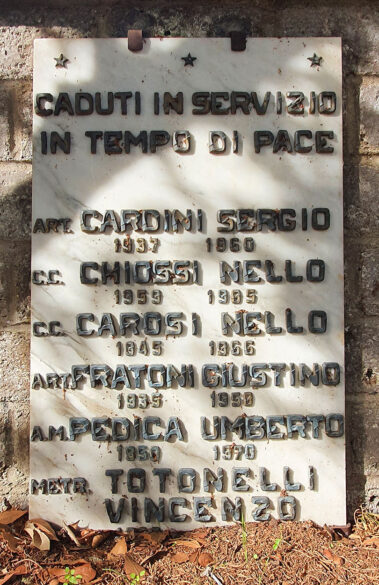 Carbognano, Monument to the fallen soldiers